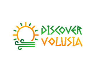 Discover Volusia logo design by Gwerth