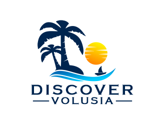 Discover Volusia logo design by Gwerth