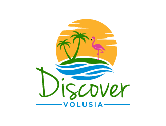 Discover Volusia logo design by Andri