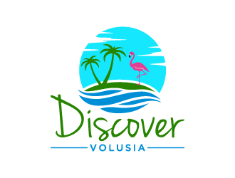 Discover Volusia logo design by Andri