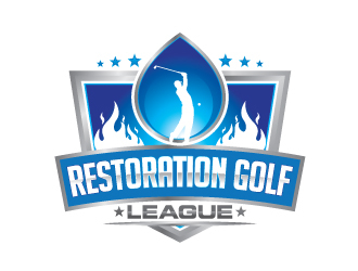 Restoration Golf League logo design by yans