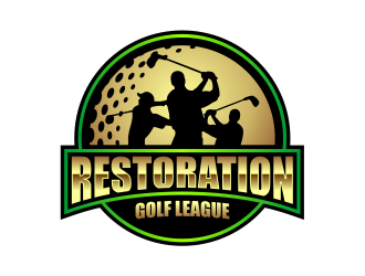 Restoration Golf League logo design by cintoko