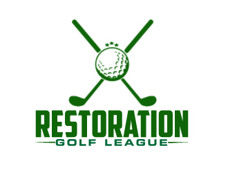 Restoration Golf League logo design by AamirKhan