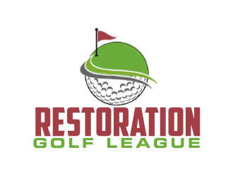 Restoration Golf League logo design by AamirKhan