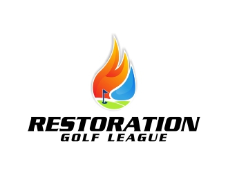 Restoration Golf League logo design by rizuki