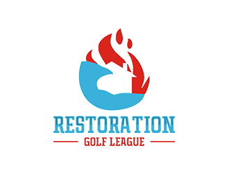 Restoration Golf League logo design by EkoBooM