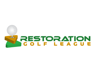 Restoration Golf League logo design by AamirKhan