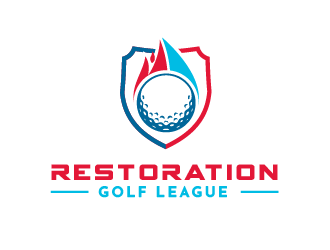 Restoration Golf League logo design by SOLARFLARE