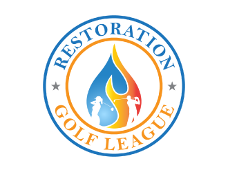 Restoration Golf League logo design by nona