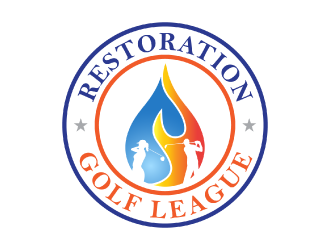 Restoration Golf League logo design by nona