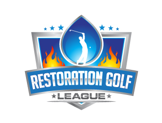 Restoration Golf League logo design by yans