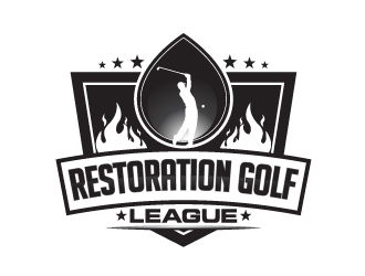 Restoration Golf League logo design by yans