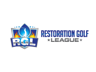 Restoration Golf League logo design by yans