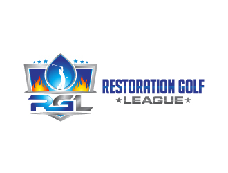 Restoration Golf League logo design by yans