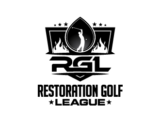 Restoration Golf League logo design by yans