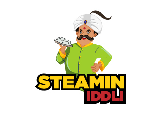 Steamin  Iddli logo design by designbyorimat