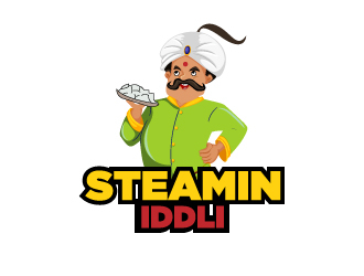 Steamin  Iddli logo design by designbyorimat