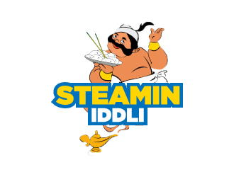 Steamin  Iddli logo design by designbyorimat