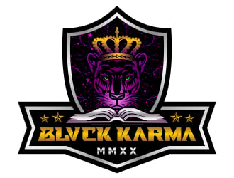 BLVCK KARMA  (Black karma)  logo design by aura