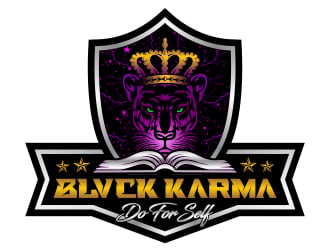 BLVCK KARMA  (Black karma)  logo design by aura