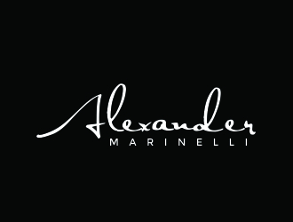 Alexander Marinelli logo design by Louseven