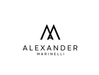 Alexander Marinelli logo design by Louseven