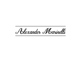 Alexander Marinelli logo design by hashirama