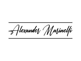 Alexander Marinelli logo design by denfransko