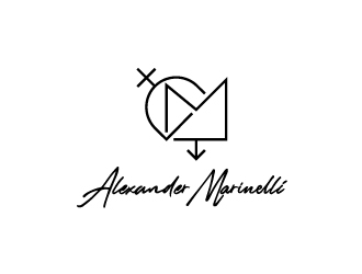 Alexander Marinelli logo design by dgawand