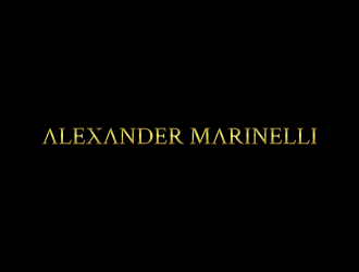 Alexander Marinelli logo design by berkahnenen