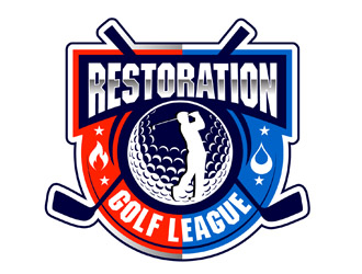 Restoration Golf League logo design by DreamLogoDesign