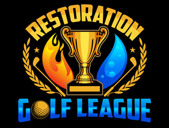 Restoration Golf League logo design by DreamLogoDesign