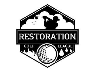 Restoration Golf League logo design by Suvendu