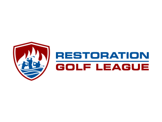 Restoration Golf League logo design by cintoko