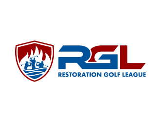 Restoration Golf League logo design by cintoko