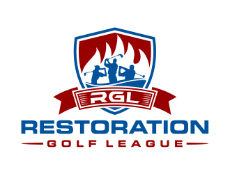 Restoration Golf League logo design by cintoko