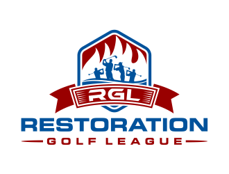 Restoration Golf League logo design by cintoko