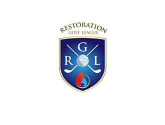 Restoration Golf League logo design by geomateo