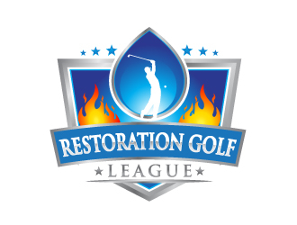 Restoration Golf League logo design by yans