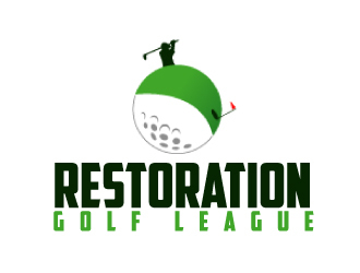 Restoration Golf League logo design by AamirKhan