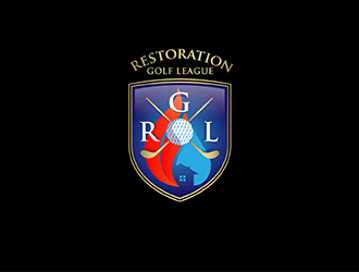 Restoration Golf League logo design by geomateo