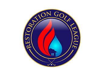 Restoration Golf League logo design by geomateo