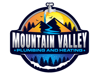 Mountain Valley Plumbing And Heating  logo design by yans