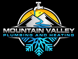 Mountain Valley Plumbing And Heating  logo design by LucidSketch