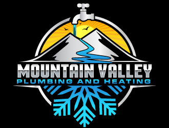 Mountain Valley Plumbing And Heating  logo design by LucidSketch