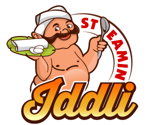 Steamin  Iddli logo design by LucidSketch