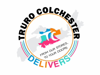 Truro Colchester Delivers logo design by up2date