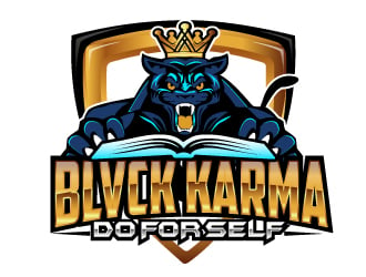 BLVCK KARMA  (Black karma)  logo design by AamirKhan