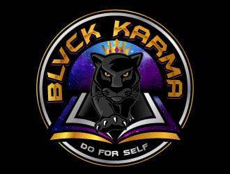 BLVCK KARMA  (Black karma)  logo design by jaize