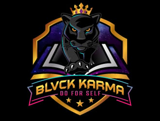 BLVCK KARMA  (Black karma)  logo design by jaize